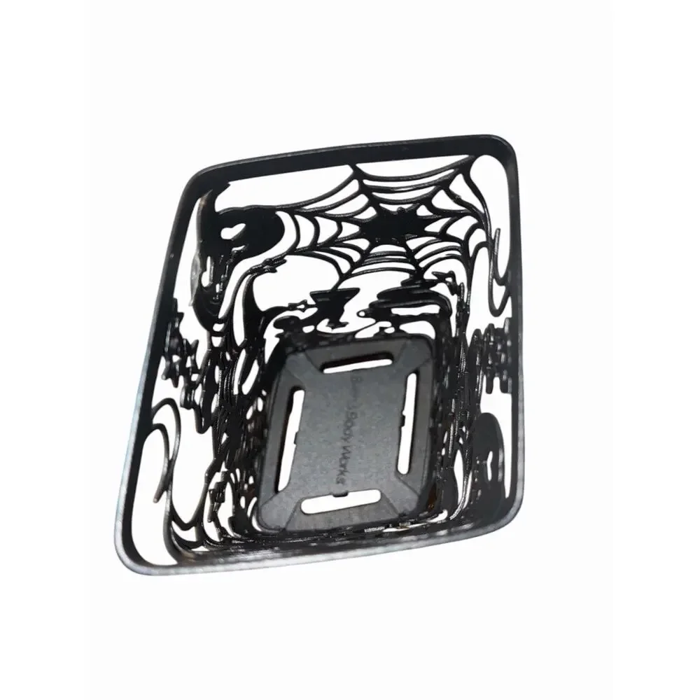 Bath & Body Works Halloween Witch Foaming Soap Holder Sleeve Spider Web Pumpkin